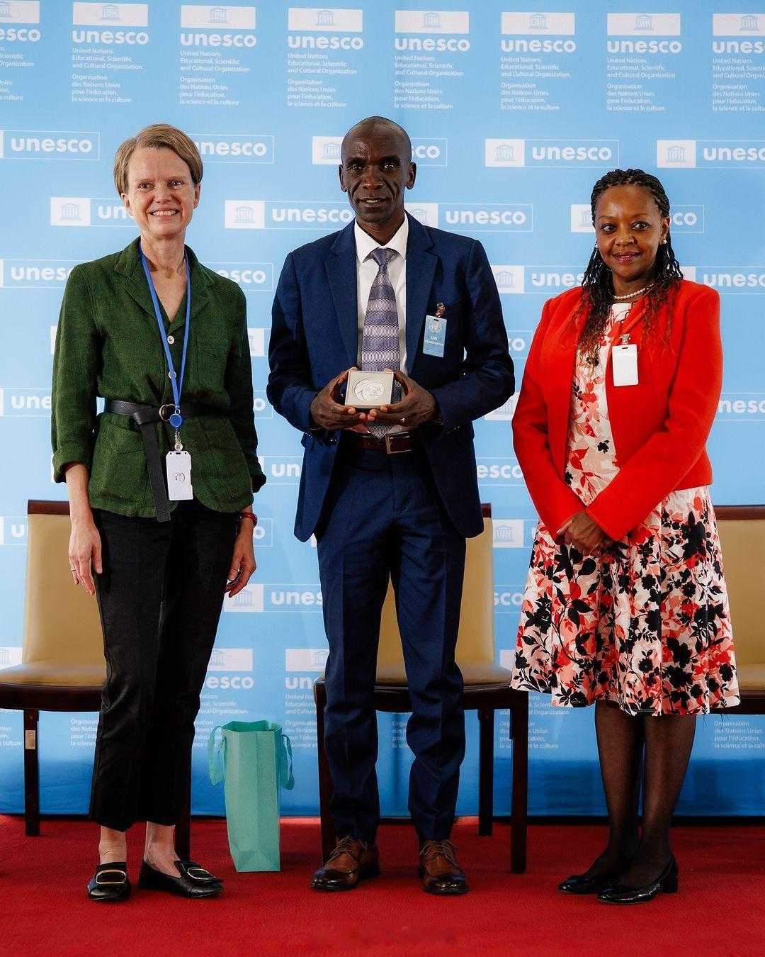 Eliud Kipchoge 基普乔格出任联合国教科文组织体育、诚信和价值观亲善