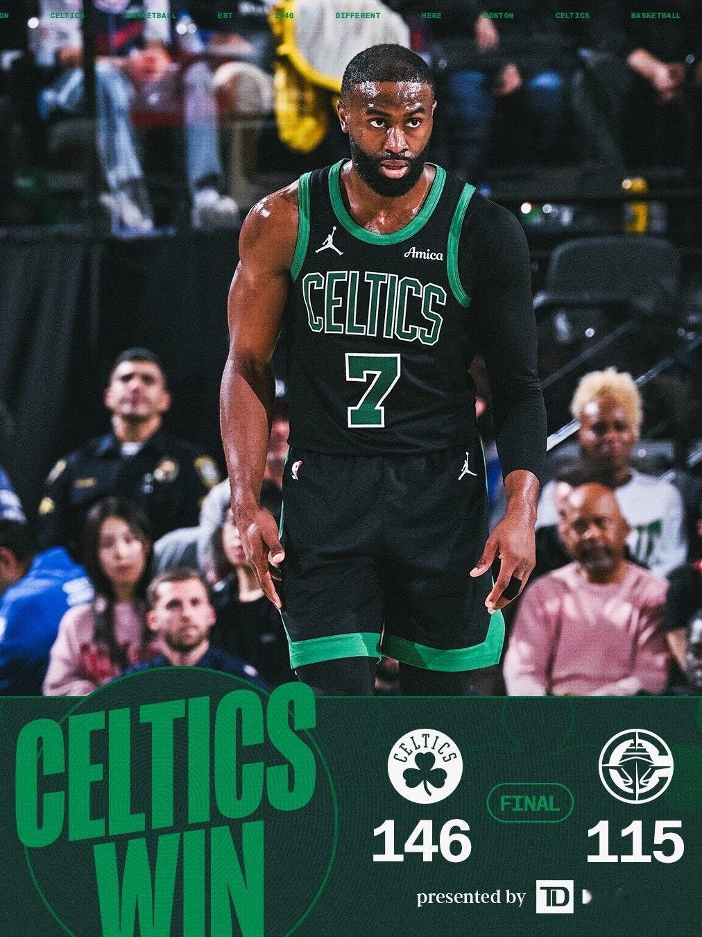 凯尔特人国度 FINAL : Boston Celtics 【 146-115 