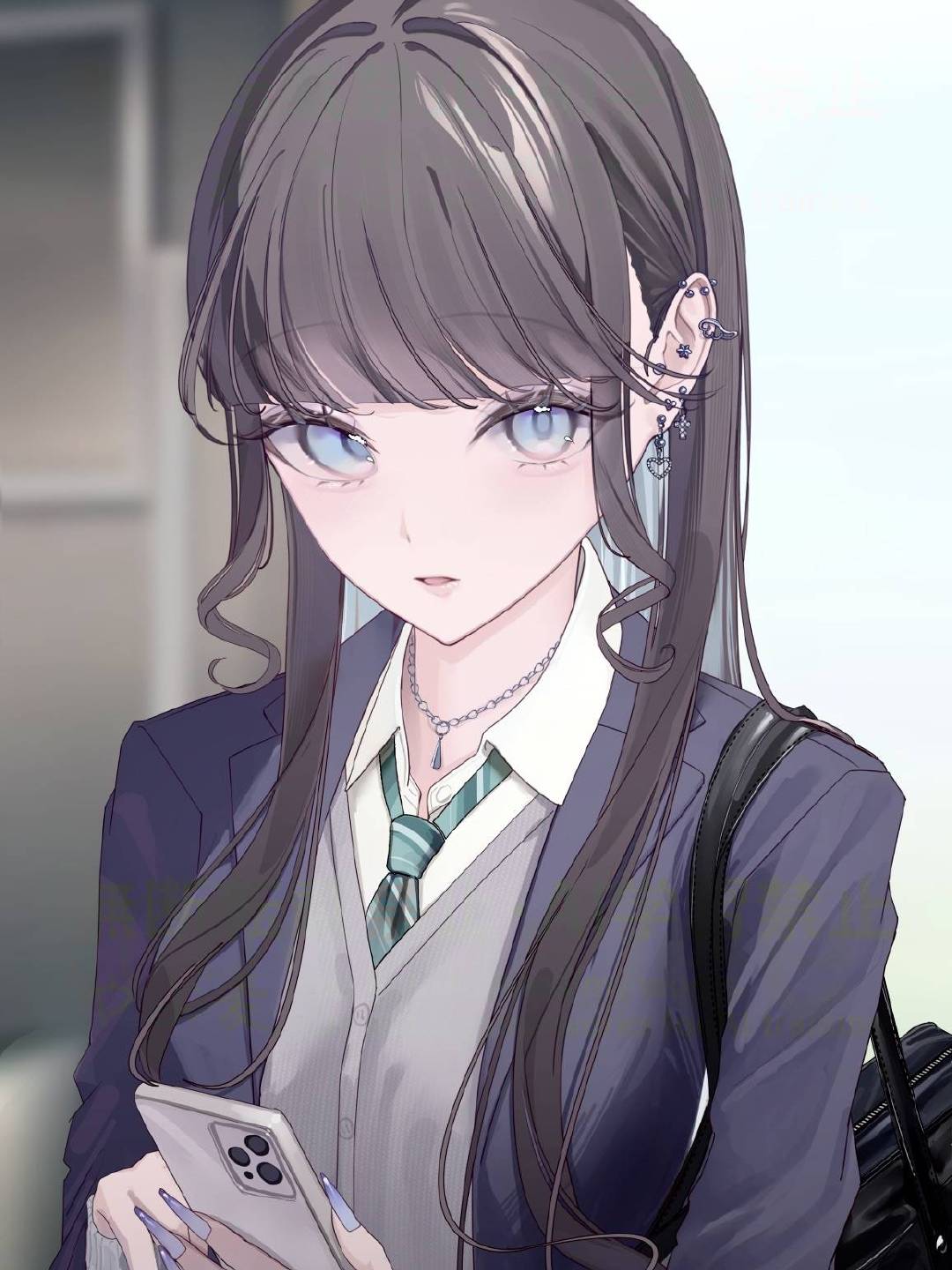 あの子、かわいいな… | 画师: やよ麦，网页链接