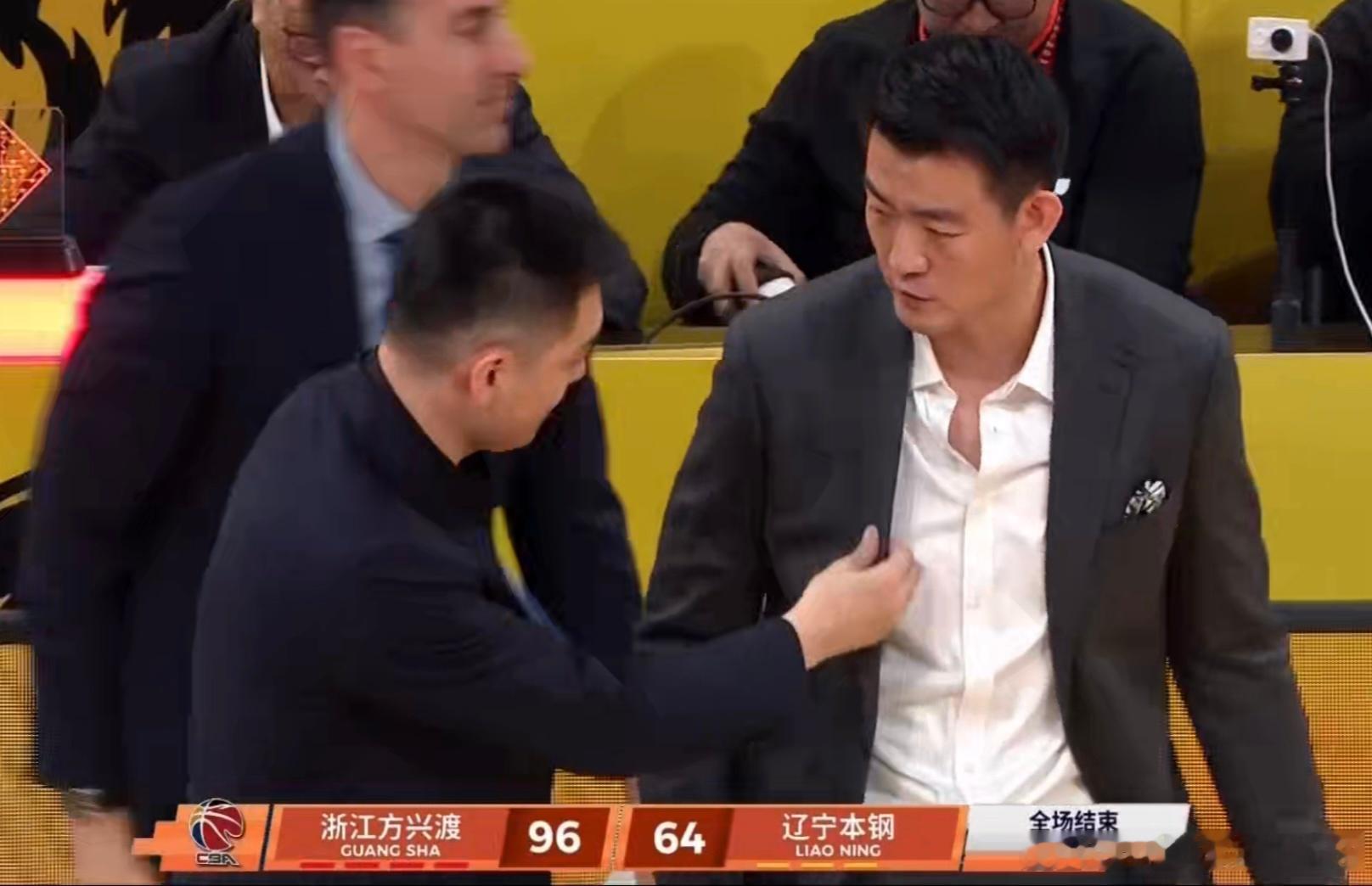 浙江广厦复仇成功，以96比64战胜辽宁男篮！浙江广厦今晚5人得分上双，四外援合砍