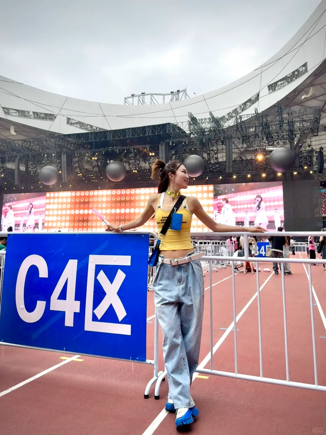 0519五月天北京演唱会 内场C4区位置