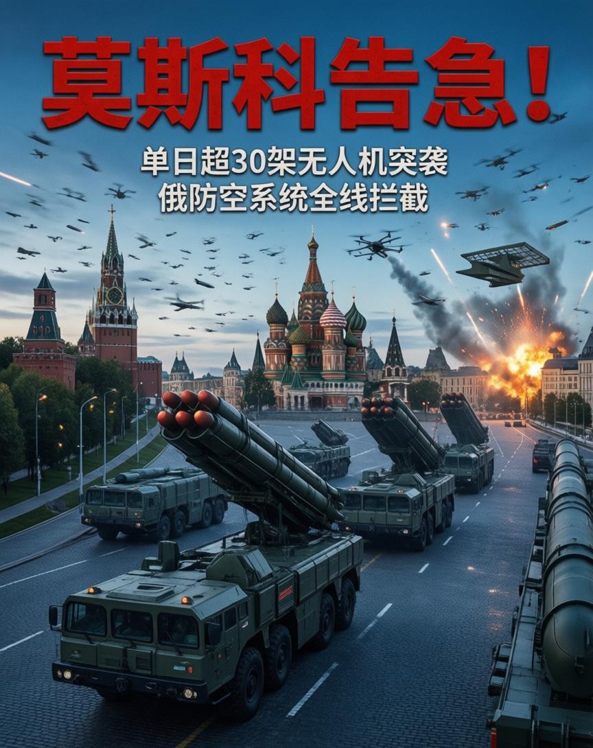 莫斯科告急！单日超30架无人机来袭，俄防空系统全线拦截

3月21日，俄罗斯官方