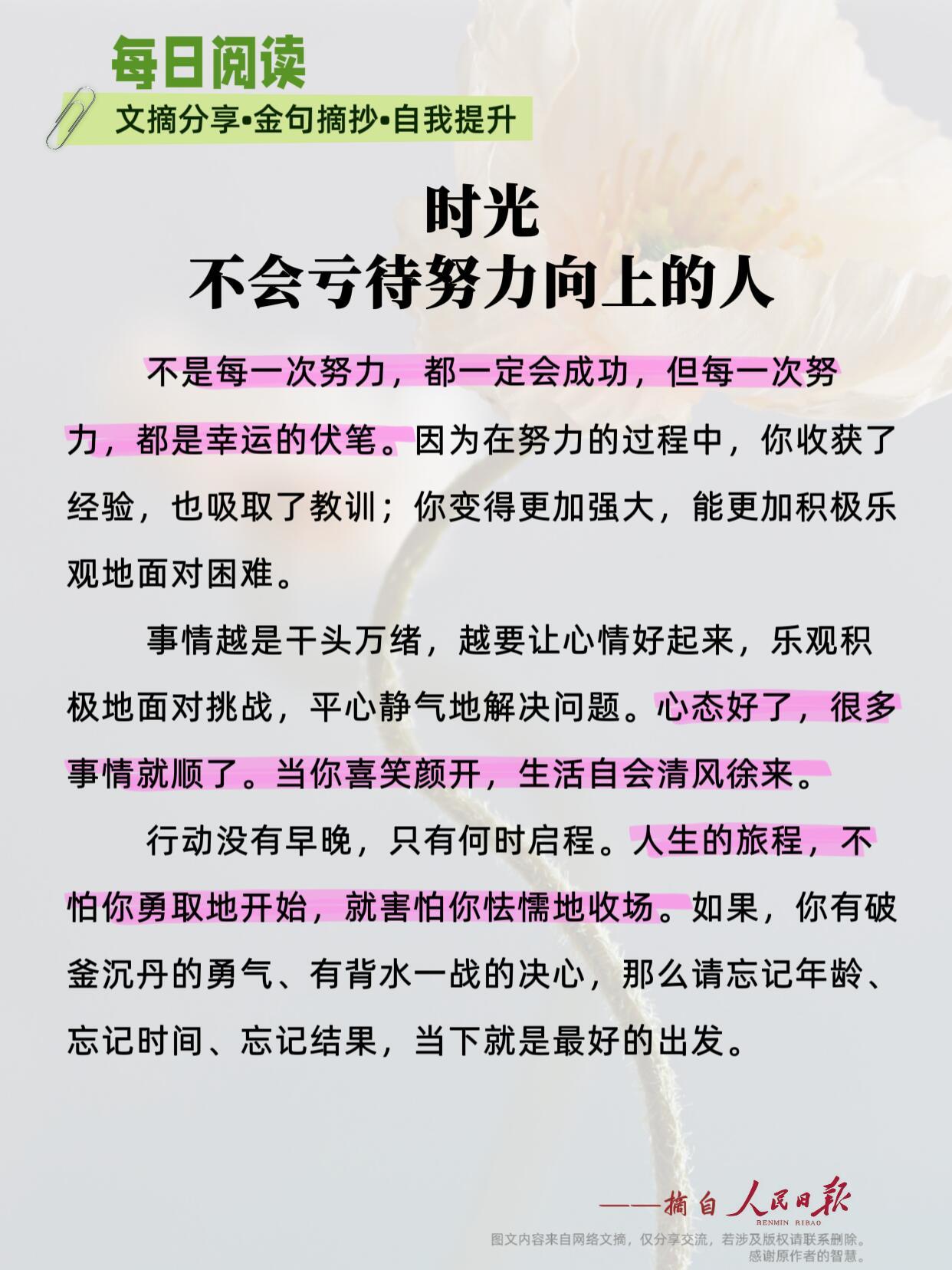 步履不停，时光终会不负每一份坚持。