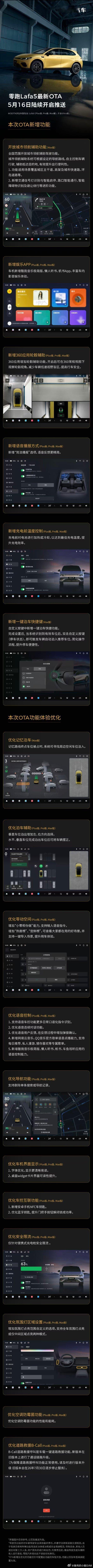 零跑的老款B系列，Lafa5、26款的C系列，开始ota城市领航了，20万的存量