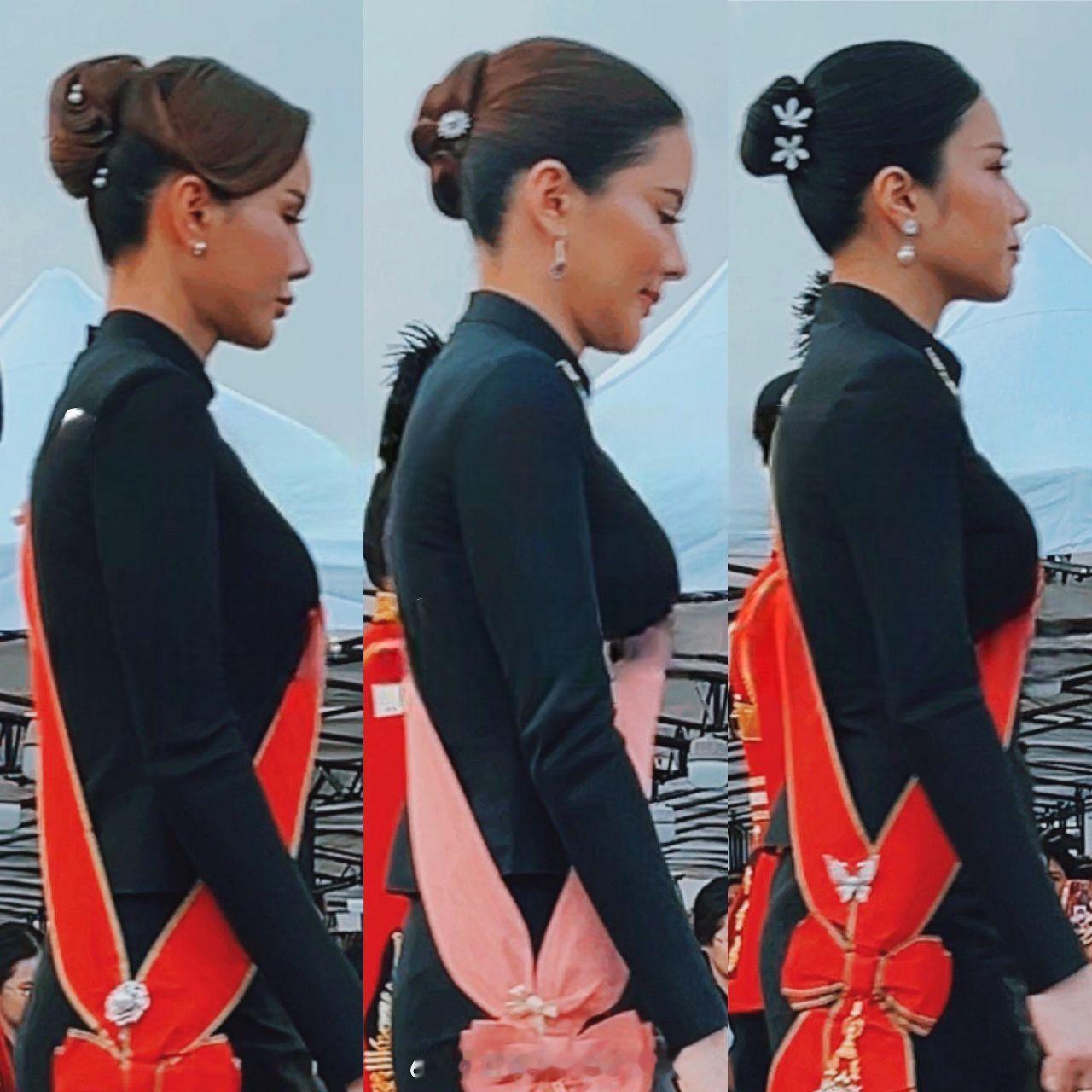 王室王室泰国王室素娘娘 2025年12月5日，暹罗王室成员出席九世的祭祀，感觉三