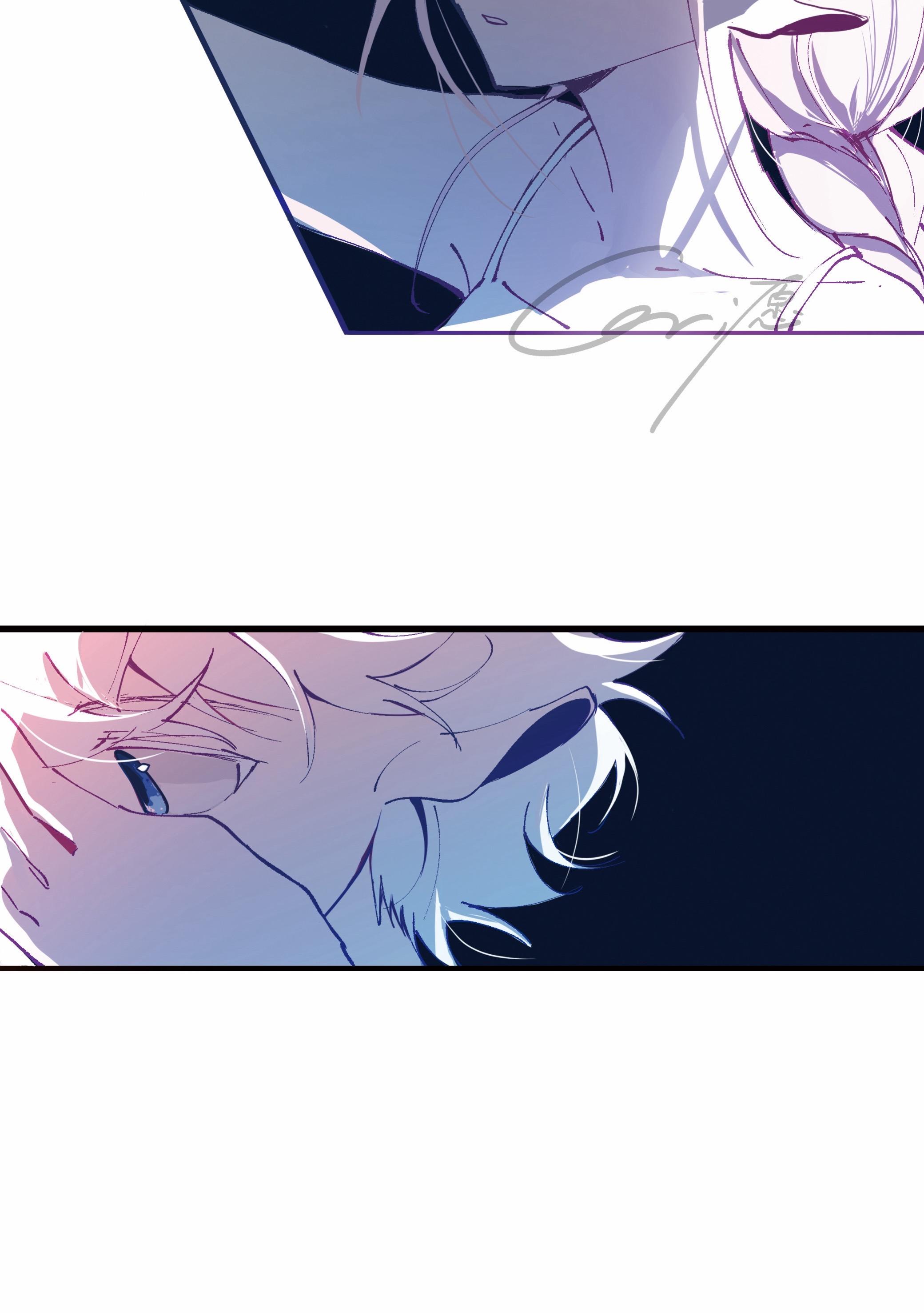 “现在，我要亲你了”之前给1001夜的《不要孤单寂寞》画的插图～原文可...