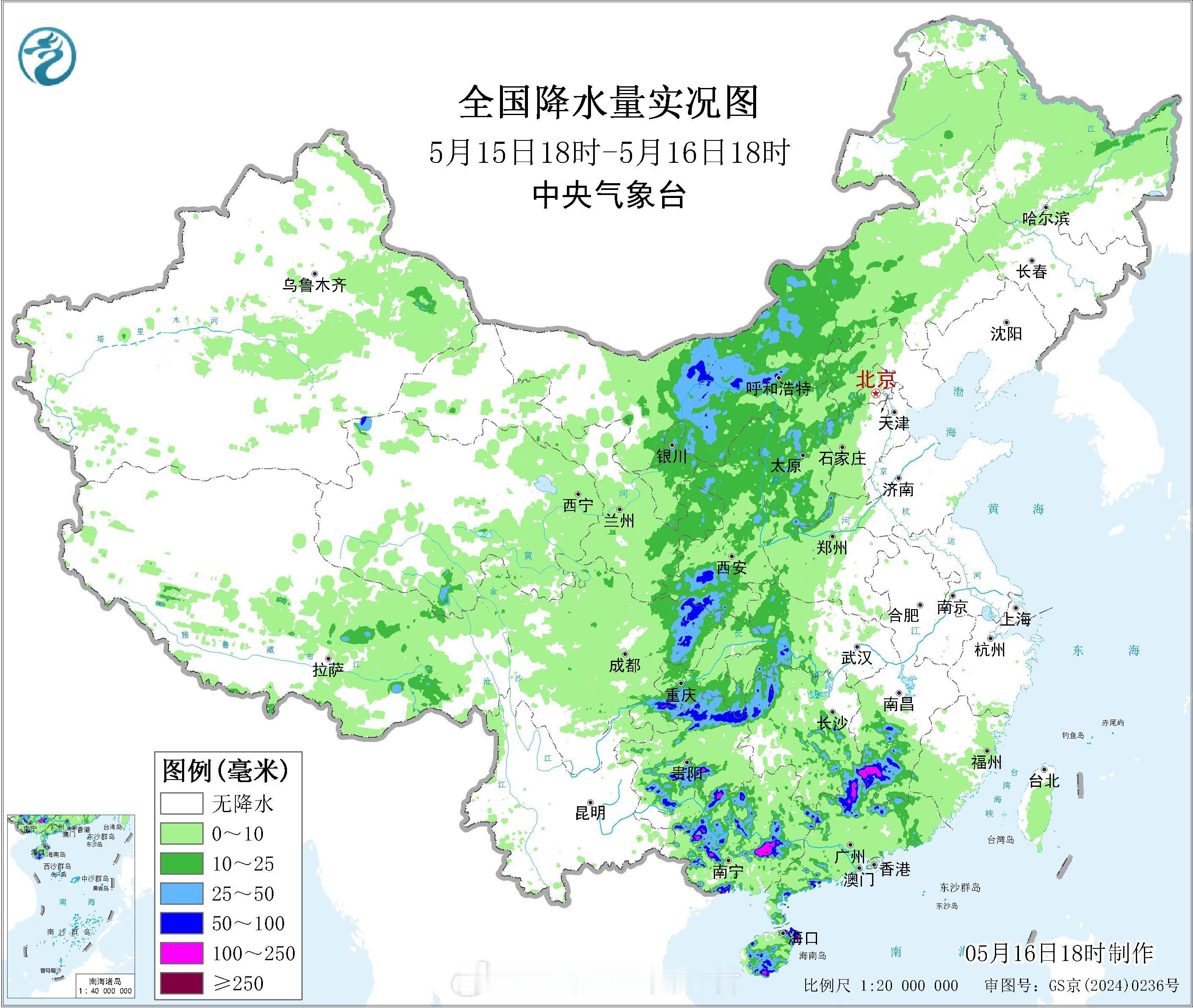 强对流天气 今天，华南沿海地区的暖区对流基本没有，预报算是翻车，这在强对流天气的