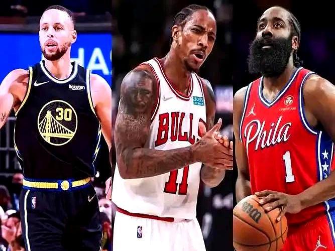 攥着四亿美金，哈登死盯着库里手上的四枚冠军戒指，满眼都是不甘。同样是09年进NB