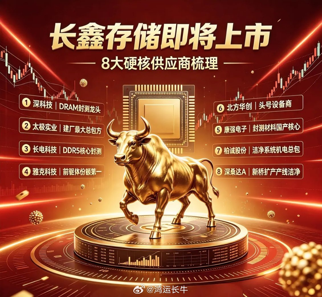 长鑫存储即将上市8大硬核供应商梳理1. 第一名：深科技现价：57.91长鑫DRA