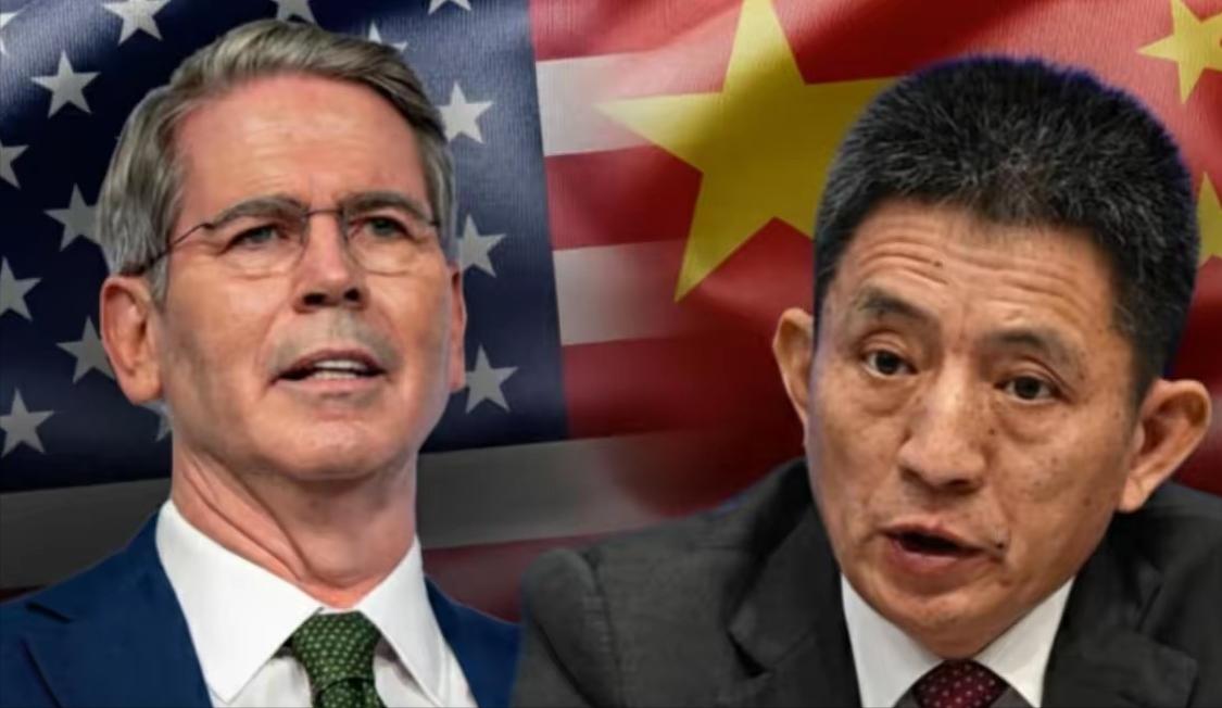 习惯了别人对他点头哈腰的贝森特，显然适应不了我们的强势。那位西装笔挺，戴着金丝眼