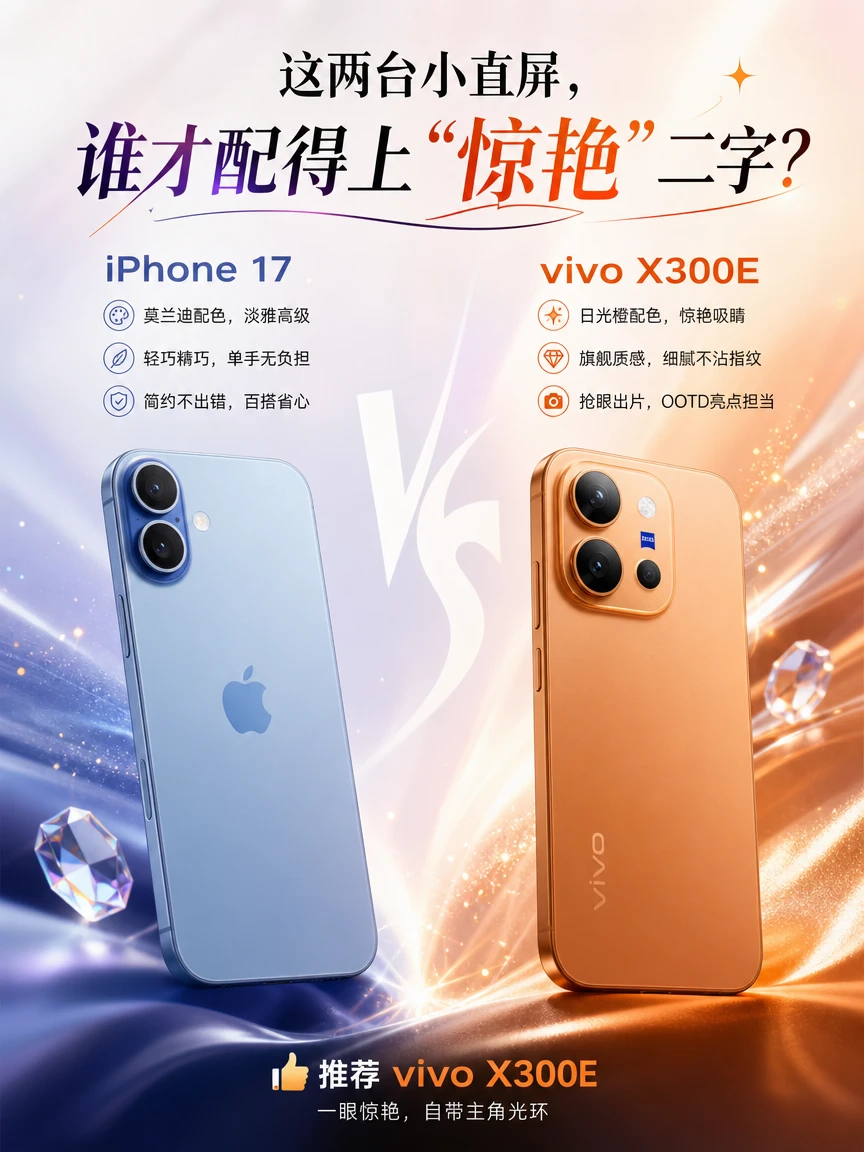果17和蓝X300E，谁更配得上“惊艳感”？