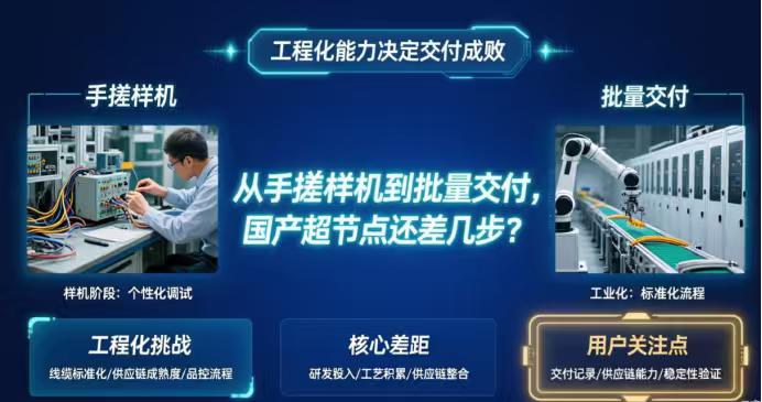 从手搓样机到批量交付，国产超节点还差几步？

最近和一位做服务器供应链的朋友聊天