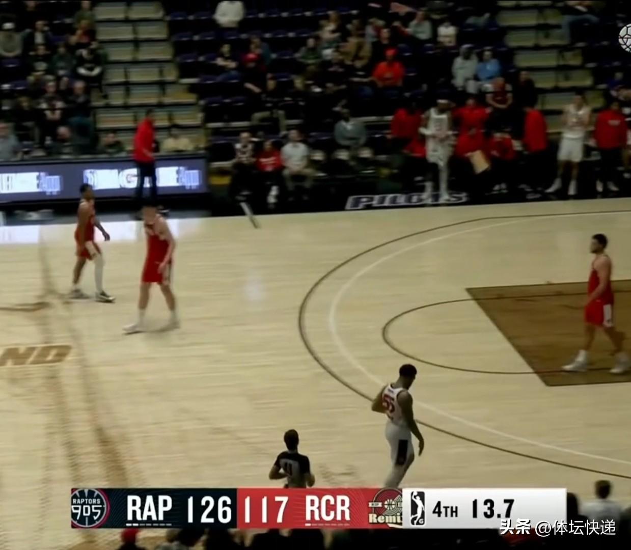 杨瀚森G联赛再下两双混音惜败猛龙905。G联赛混音迎战猛龙905。混音上半场挖下