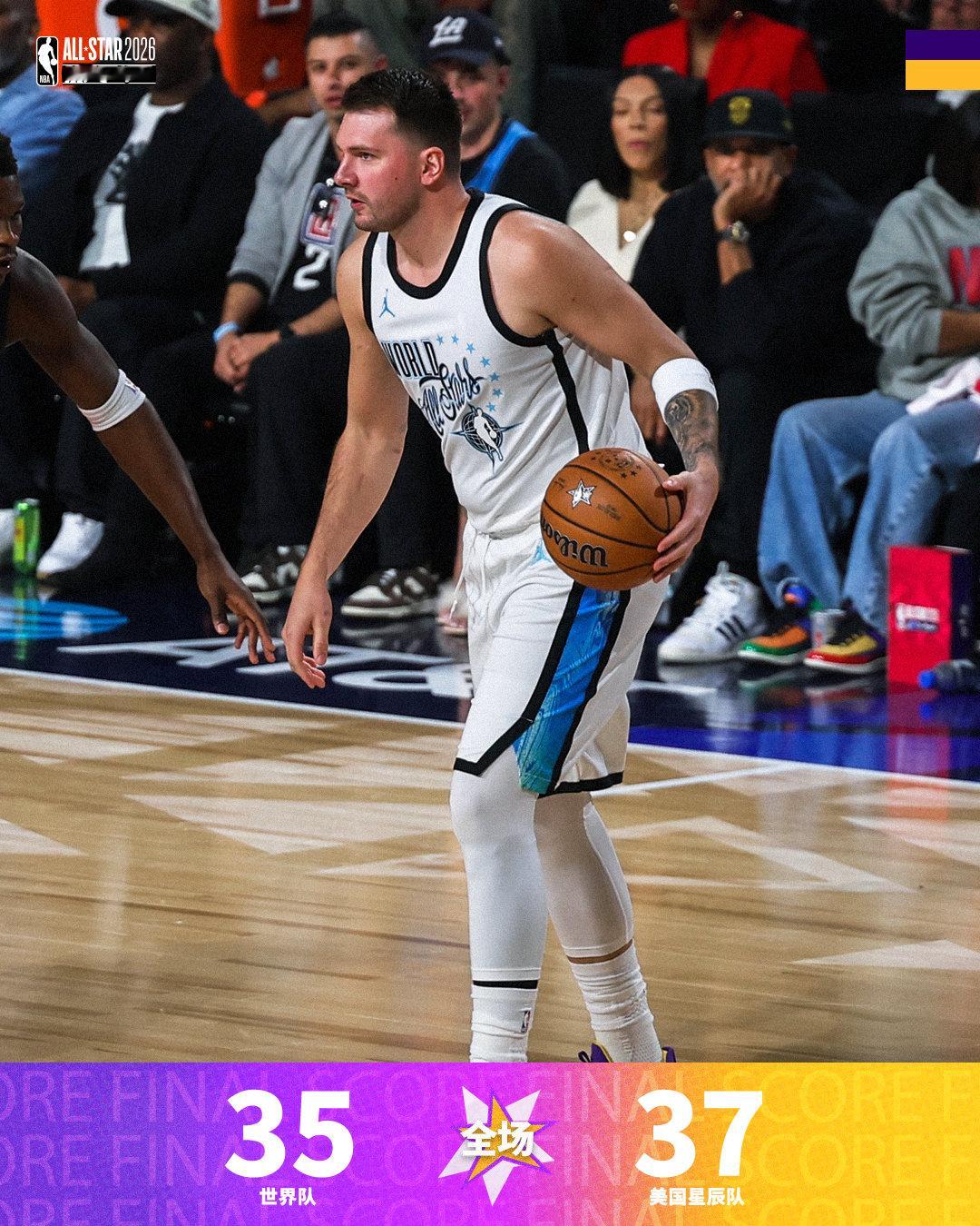 2026NBA全明星  | 第一场🔚世界队3️⃣5️⃣ - 3️⃣7️⃣美国星