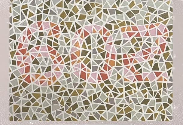 〔看图猜数字〕考驾照的朋友请过来 ，首先得过视力这一关。因为红绿色盲开车不行。红