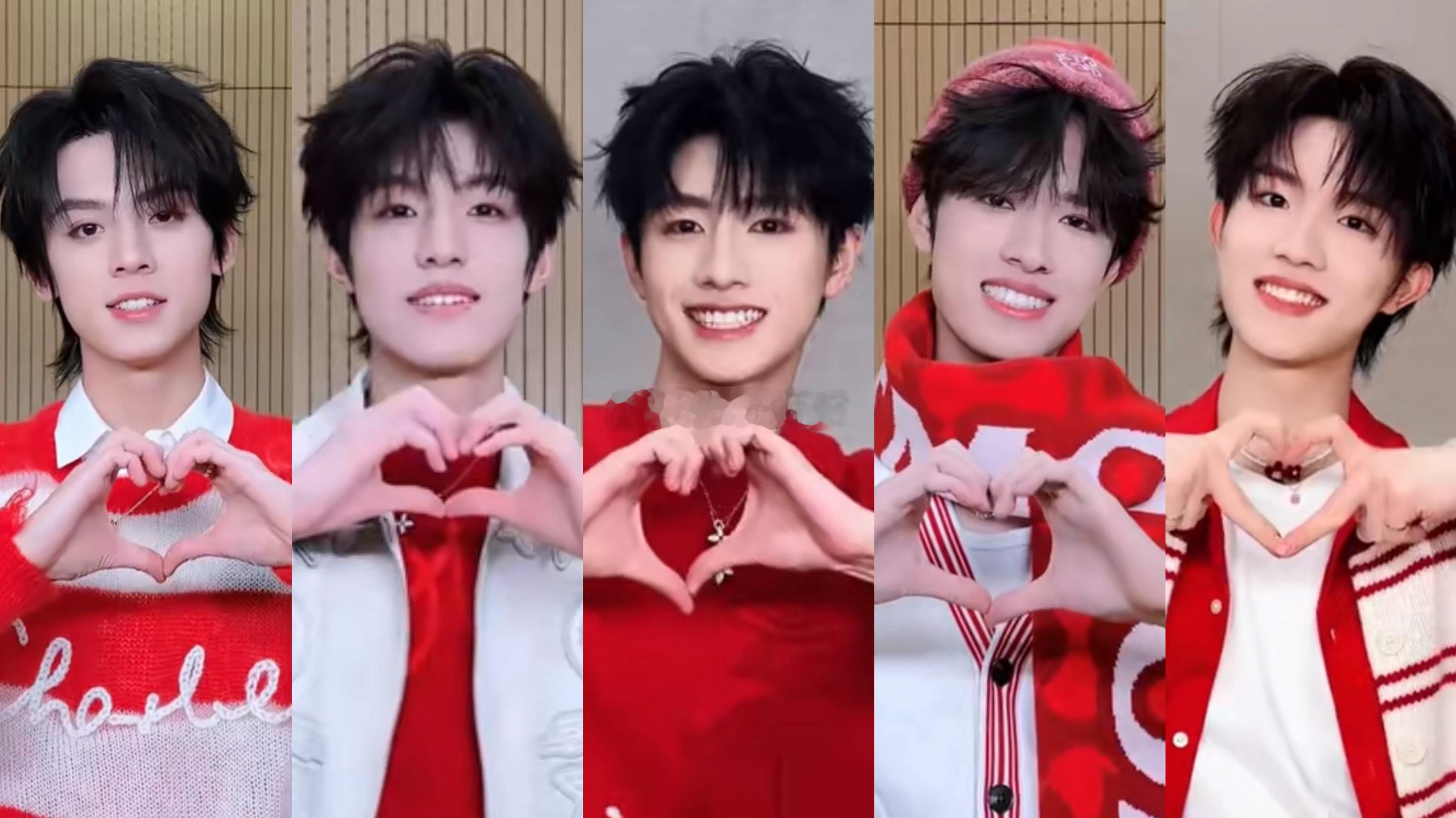 登陆少年新歌耶试听开始啦，全员比爱心截图，状态怎么样？ 