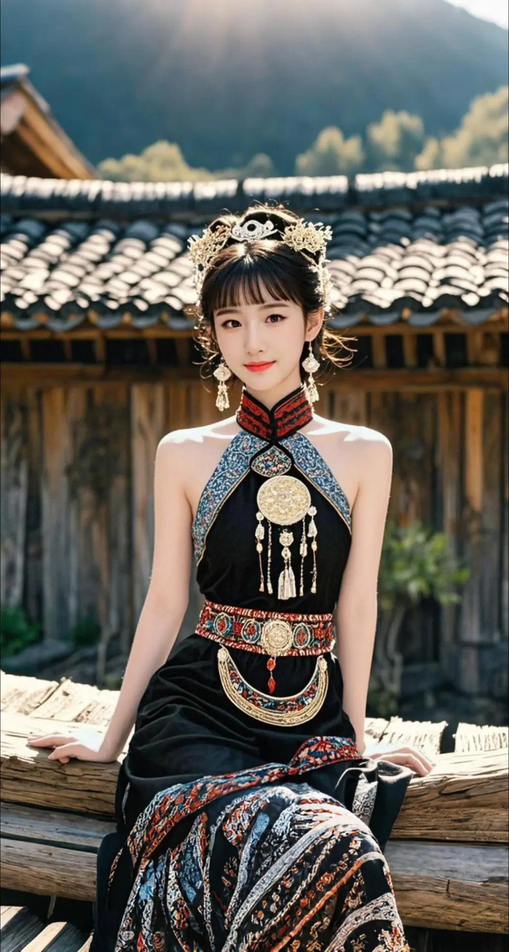AI扩图 AI古韵风情写真