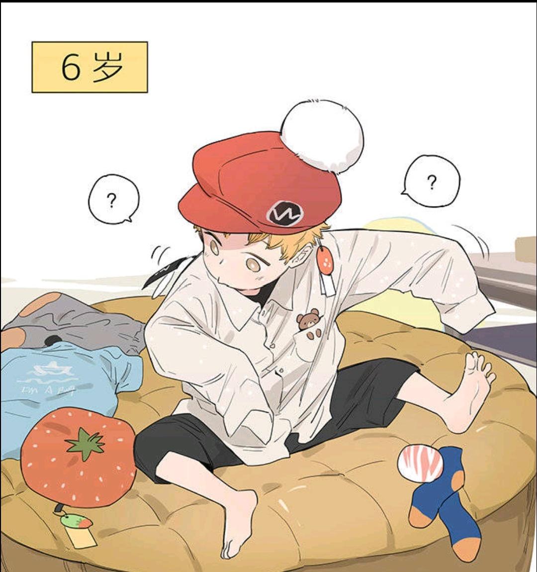 捡了东西的狼[超话]6岁与16岁 二次元漫画 ​​​