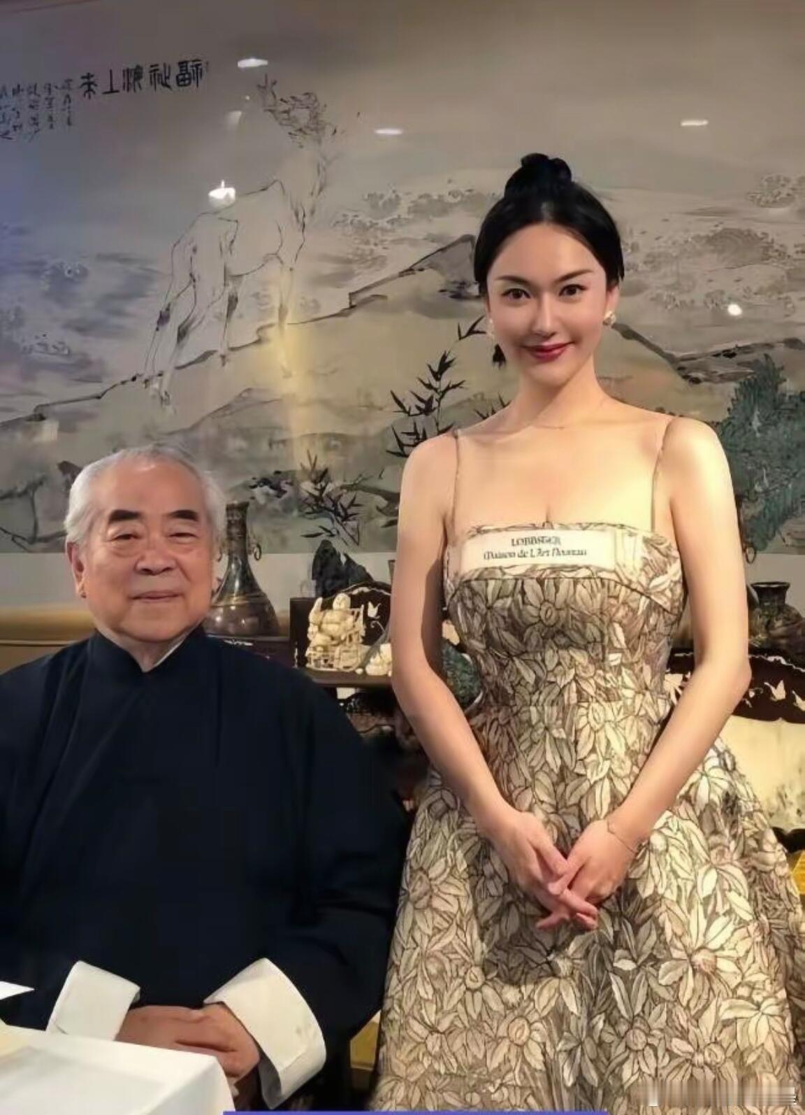 87岁的范曾老来得子的意思吗？跟小娇妻又生了一个儿子的意思吗？然后直接跟亲生女儿