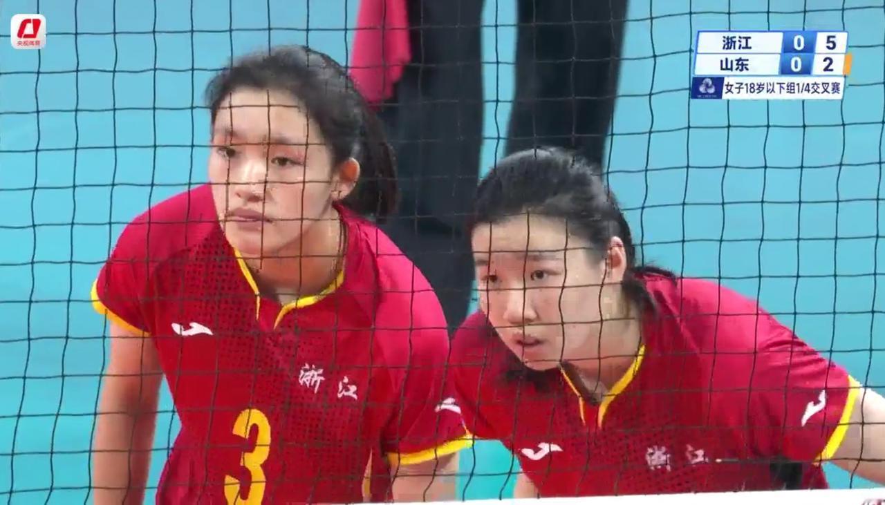 [U18女排全运会]1/4决赛:山东——浙江  实时战况:

        1