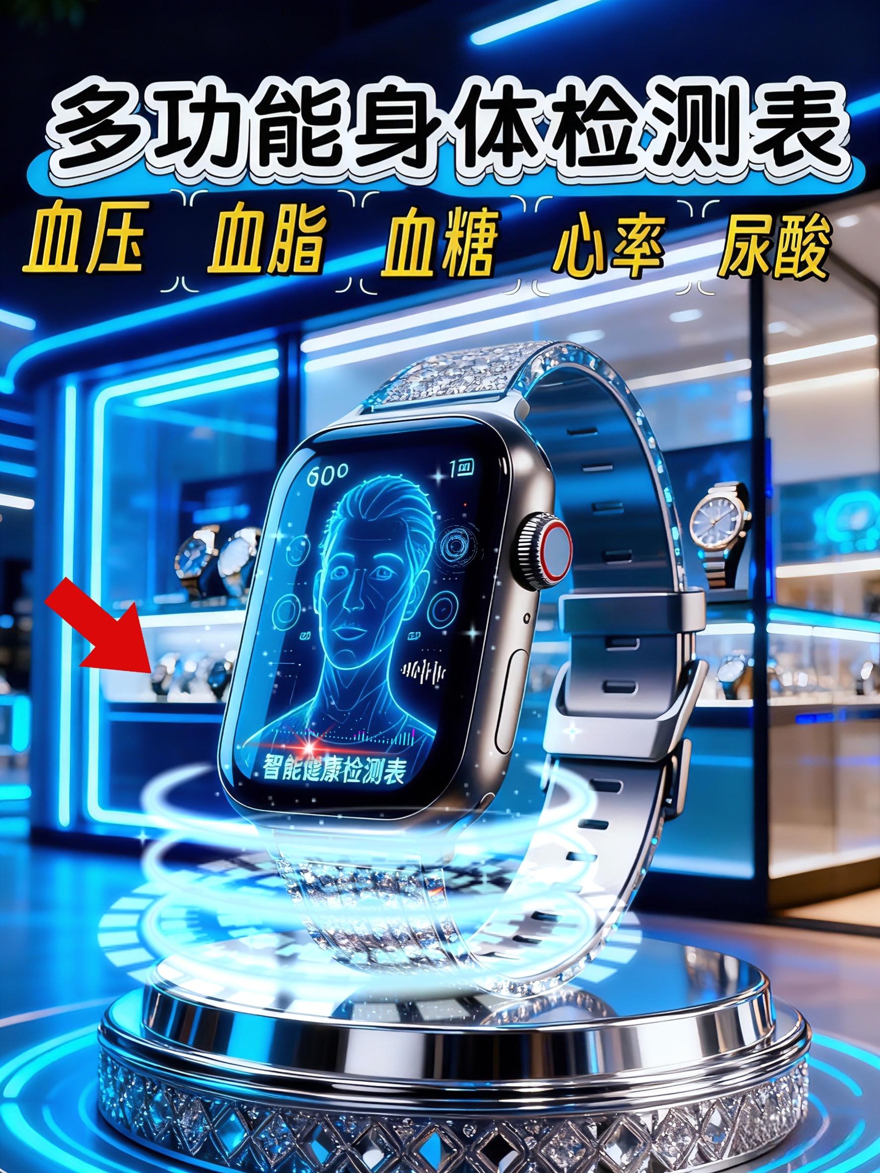 科技改变生活智能健康手表 爸妈健康 血糖血压监测 养老好物