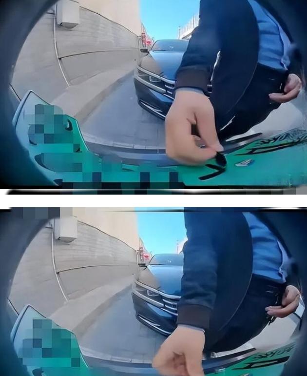 后背发凉！4月30日，内蒙古呼和浩特，男子突然接到交警的电话，有人举报他变造车牌