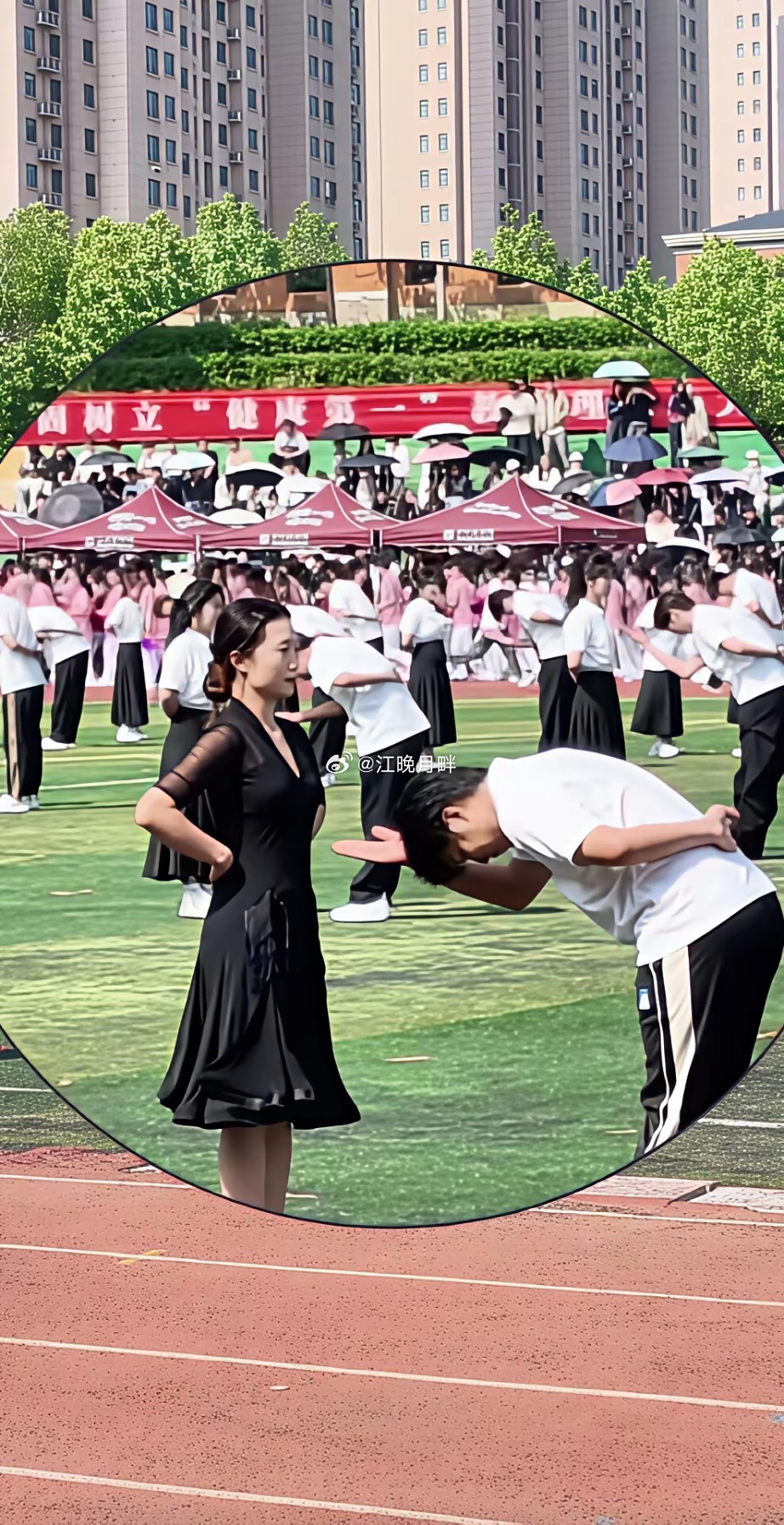 结果是正主没来 老师来救场了 