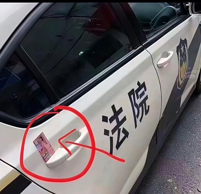 我可以称之为作死的最高境界吗？
你觉得到时候法官或者警察坐车的时候是把这个拿下来