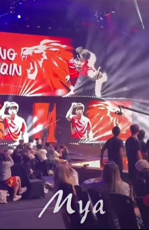 全世界都知道狮子王是王楚钦！
今天是火力全开的狮子🦁🦁，超快速度[赞][赞]