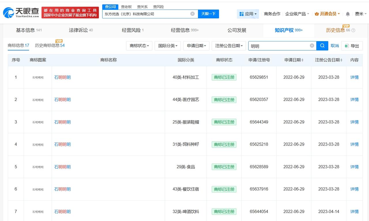 东方甄选仍持有多位离职主播商标

多位离职主播商标仍在东方甄选名下东方甄选拒绝第