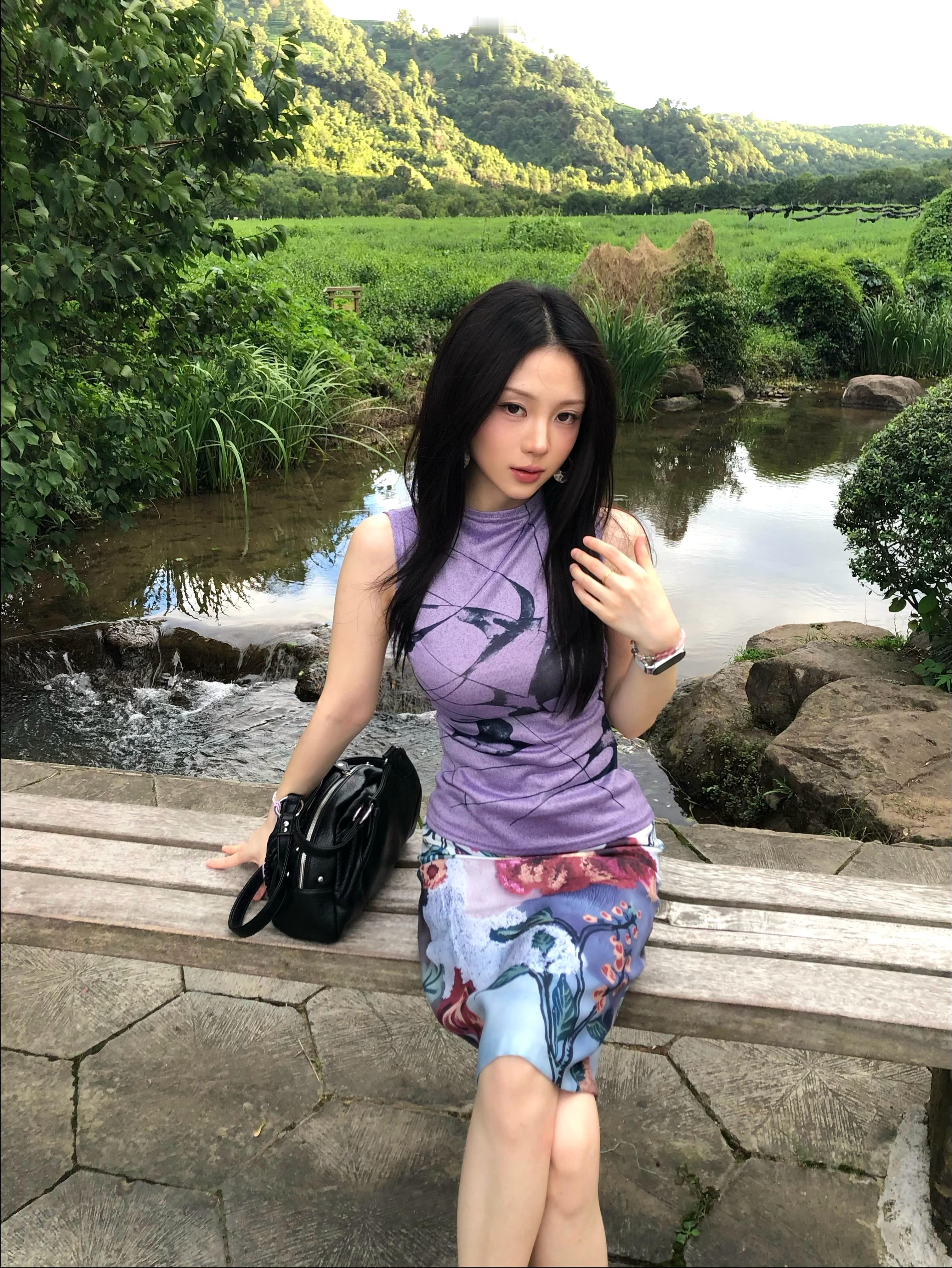紫色很有韵味 