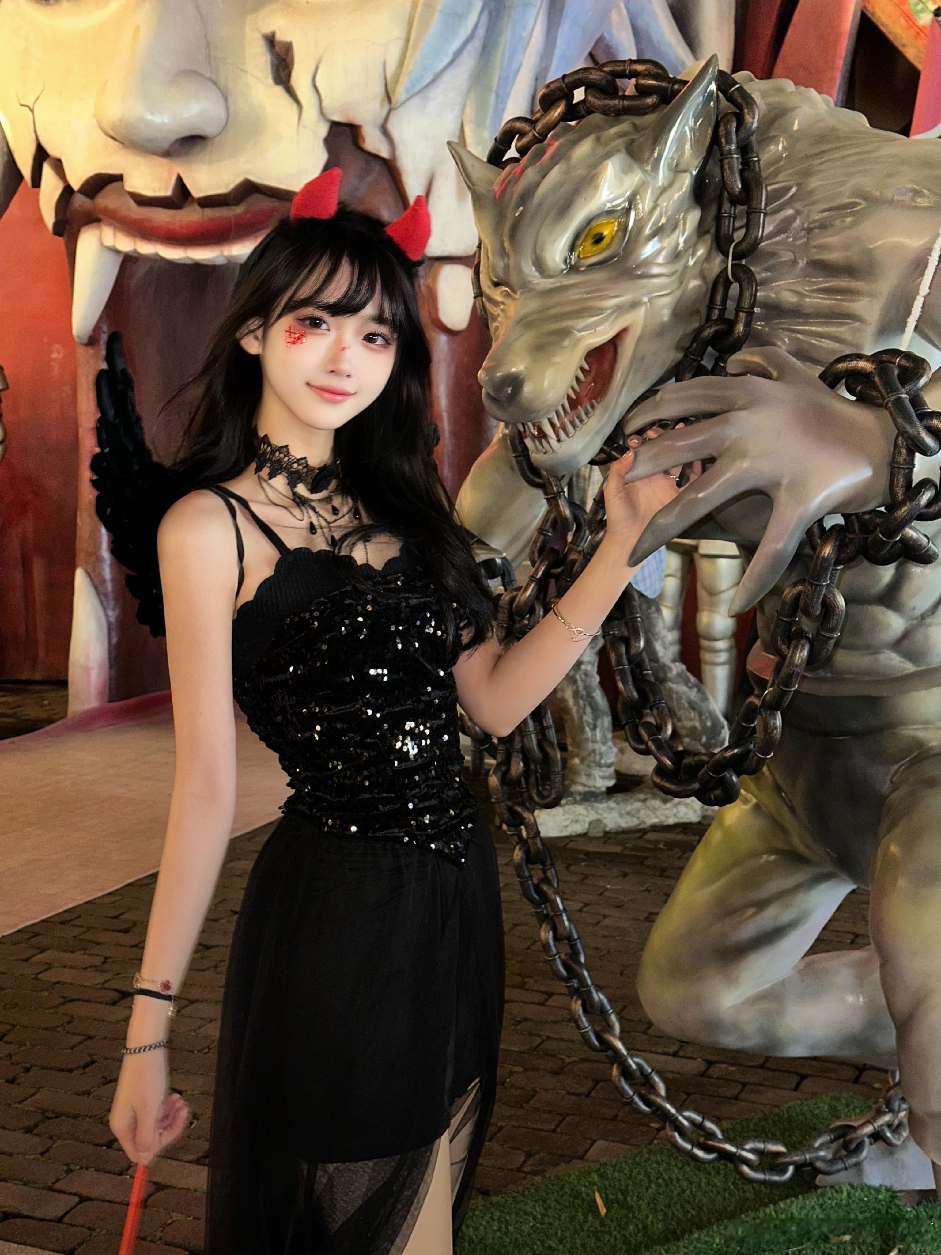 小恶魔来抓你咯🩸❤️‍🩹万圣节万圣节妆容  ​​​