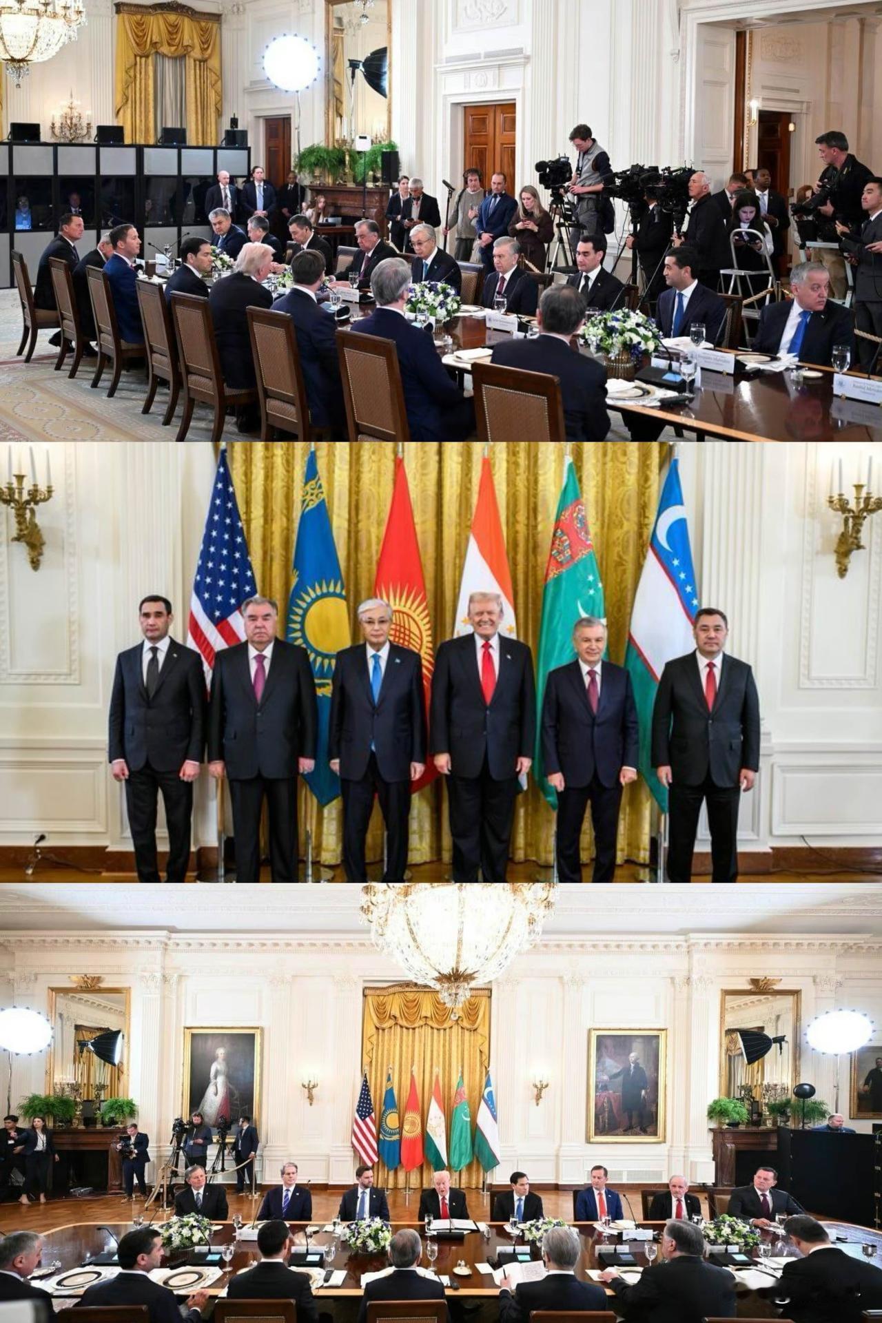 中亚&美国峰会举办，特朗普锁定中亚矿产资源！中亚五个国家元 首当场夸赞特朗普是“