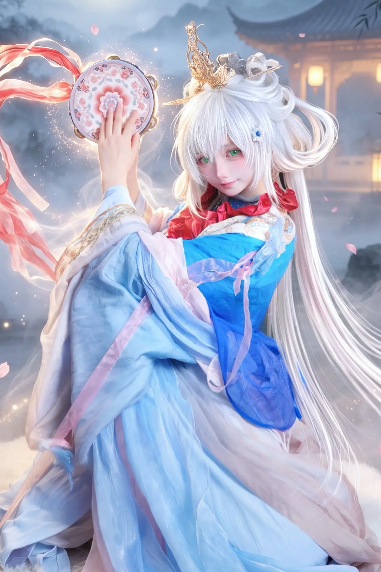 乐鸣东方·洛天依。📷：蓦然 赛博头发：阿咩儿子