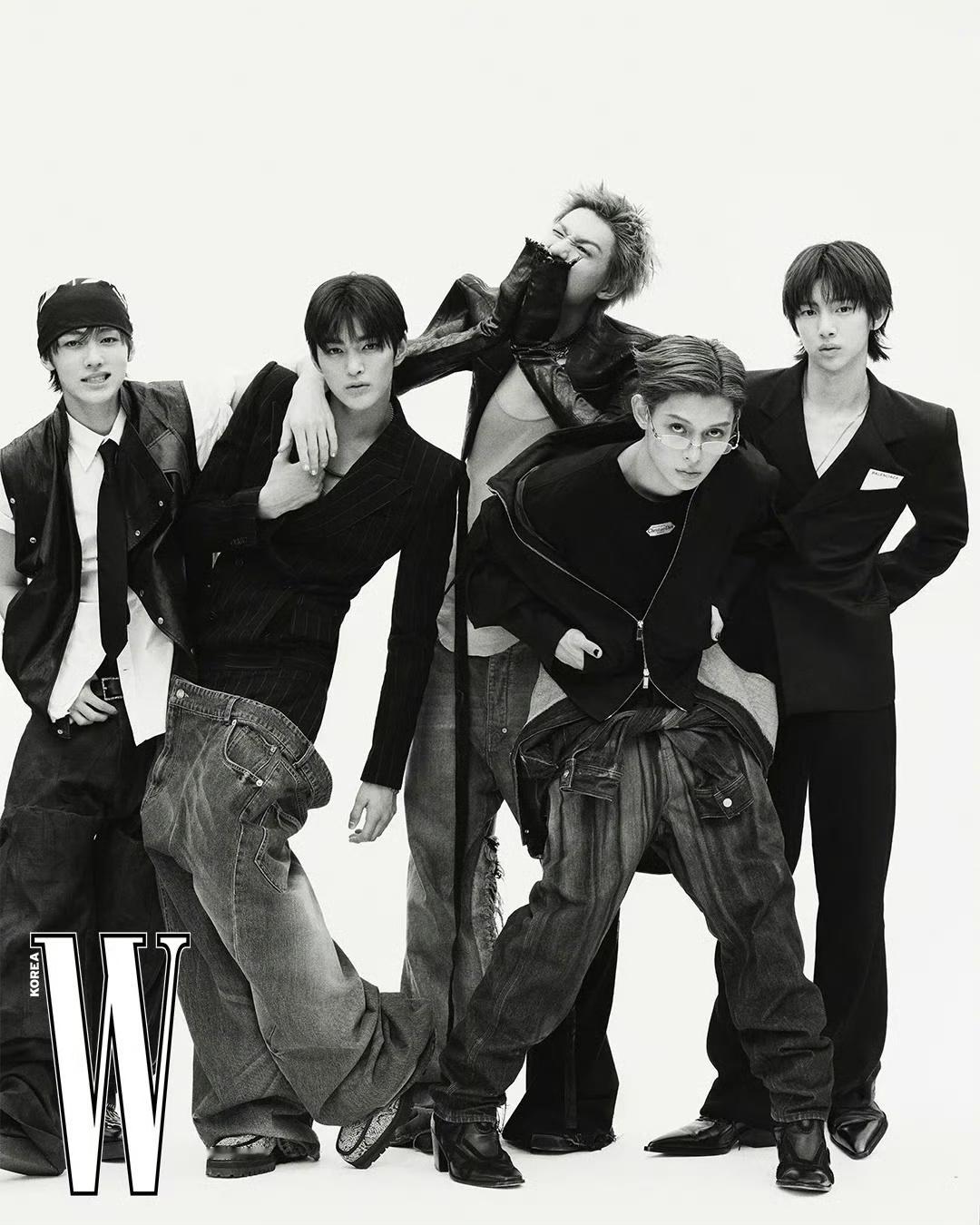 同一天公布的杂志封面Cortis杂志w 2025 9.23newjeans《GQ
