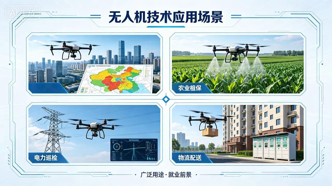 目前中国和美国的无人机技术各有千秋。在市场与产业链方面，中国优势明显。全球民用无