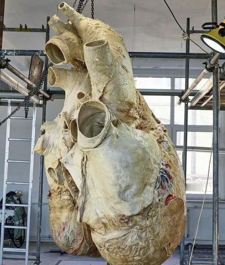 蓝鲸的心脏真是令人惊叹，这得多大的马力，或者“鲸力”？

蓝鲸的心脏，无论尺寸、