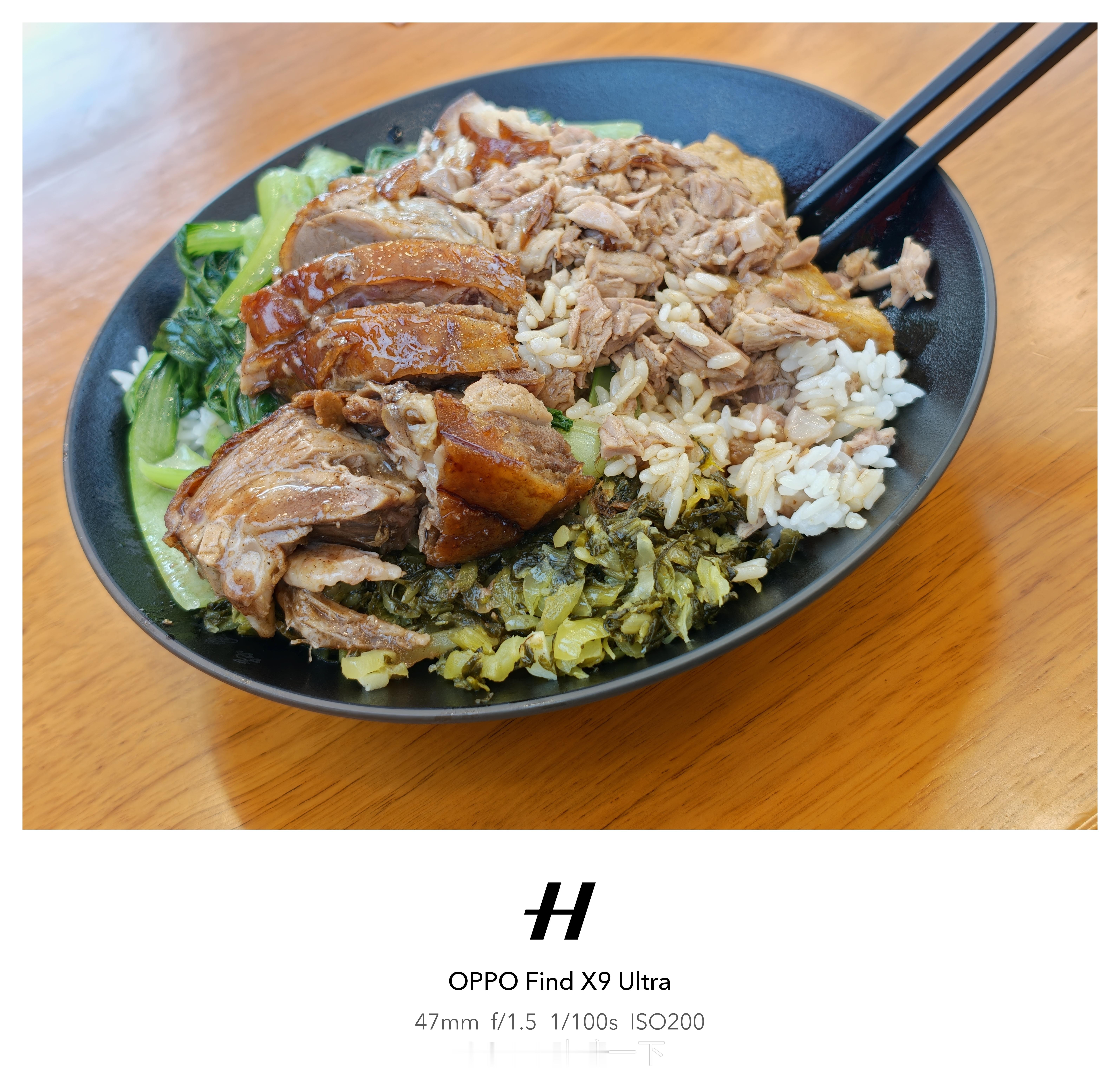 晚安朋友们，今天又吃了猪肘拼鸭腿饭
