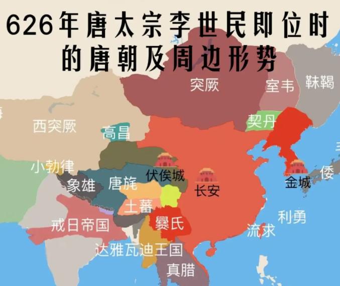 李世民有一个很奇怪的性格，那就是喜欢哭。反正各种情况下，都会大哭一场。当李世民还