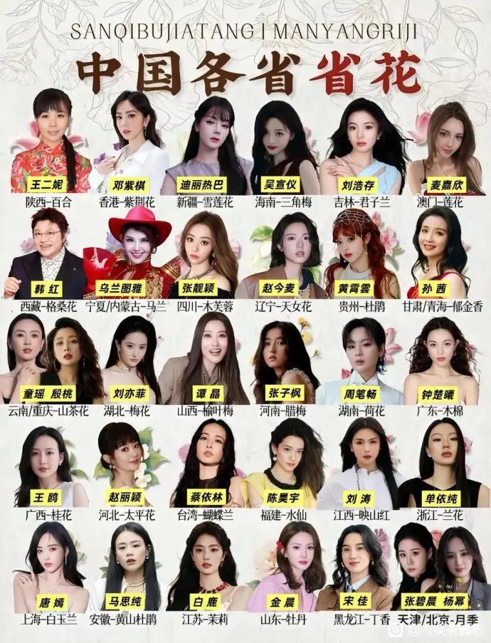 这个评选标准是什么？
湖南和浙江是没人选了吗？