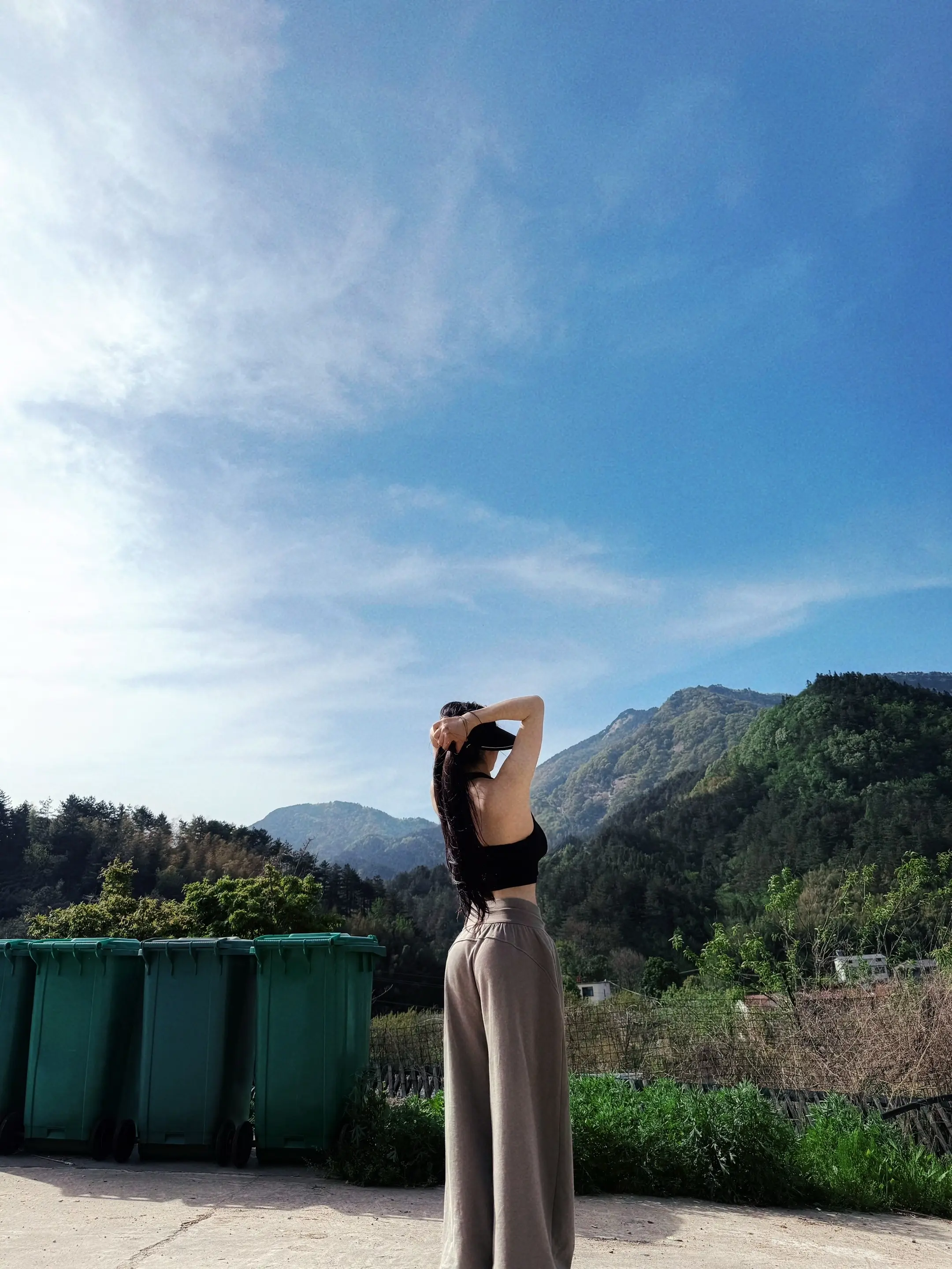 想和你一起今天练腿 明天爬山