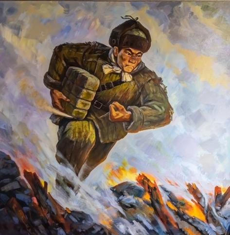 【抗美援朝“特级战斗英雄”杨根思的“三个不相信”誓言】
        杨根思是