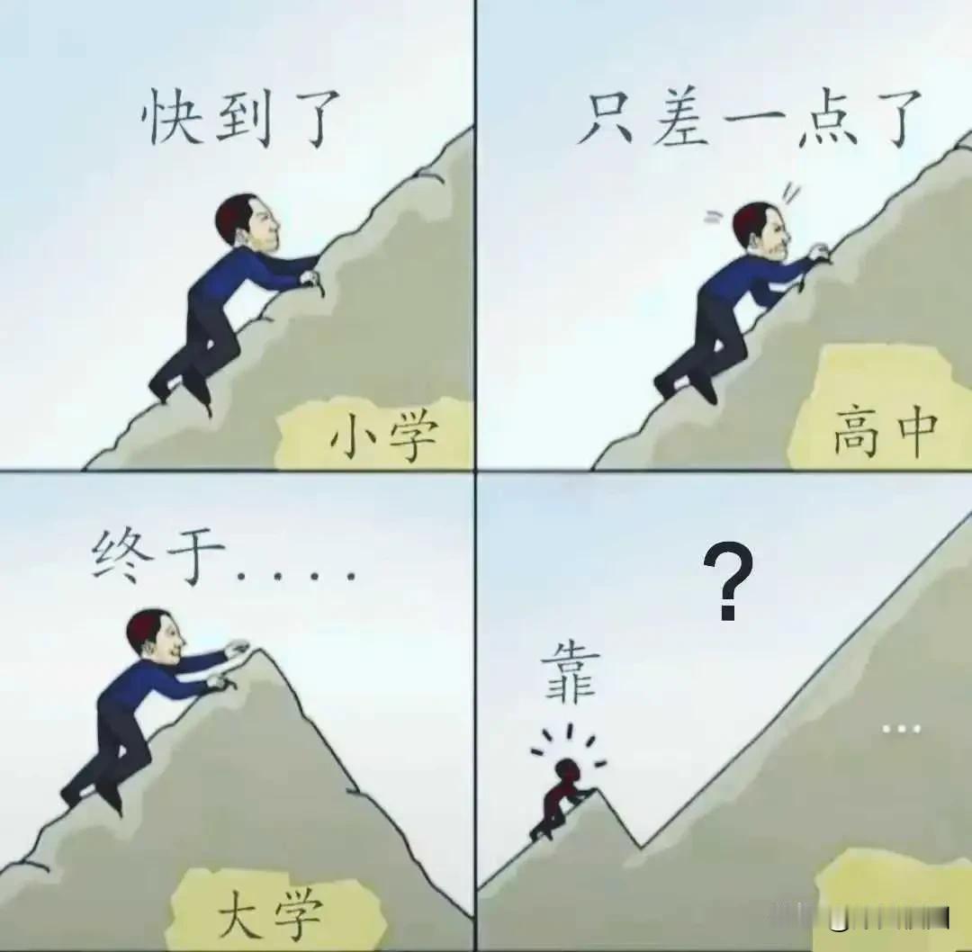 最后一座山是什么？漫画趣味题
