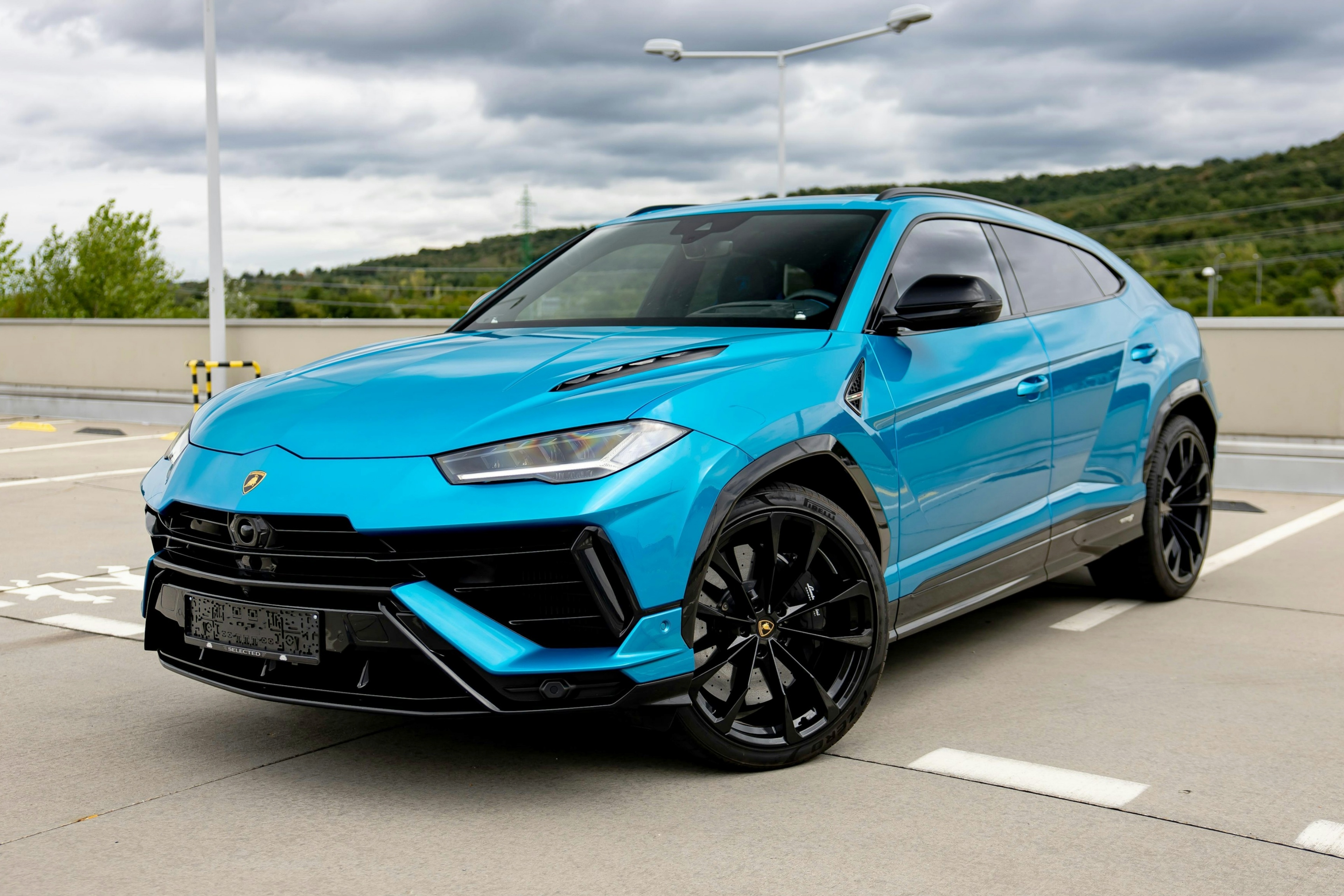 2024 Lamborghini Urus S丨汽车视觉 Blu Glauco 