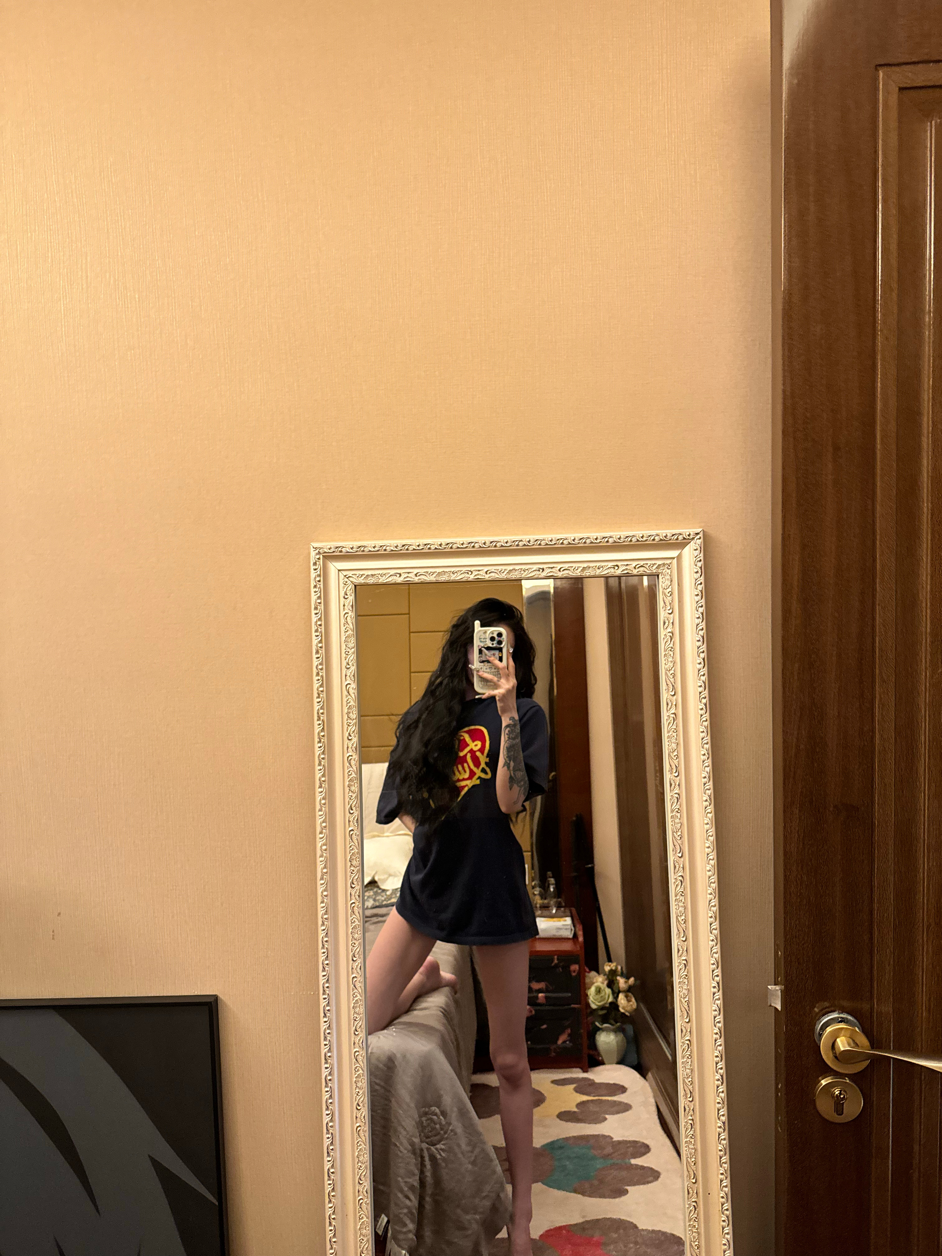 心机的小女孩 睡觉前卷个头发卷发第二天真的超自然[摊手]我Q爱 ​​​