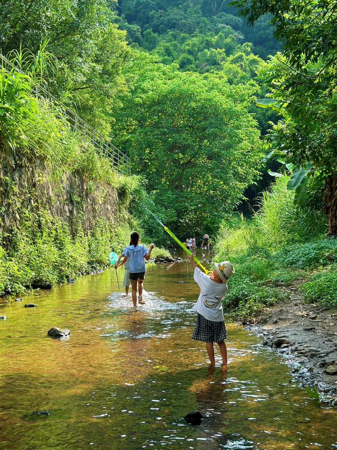 广州半小时直达阴凉玩水地❗️露营玩水捞鱼🐟