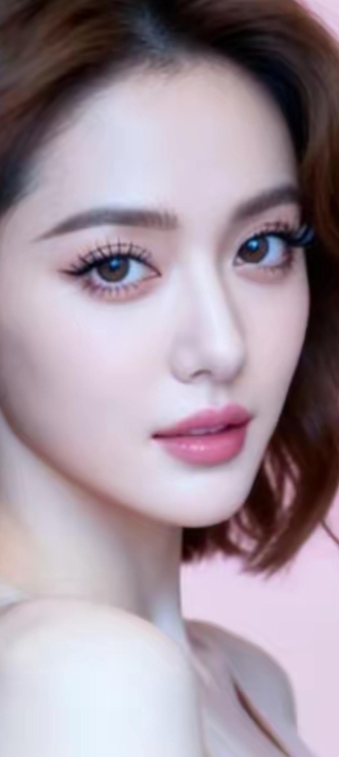 甜美少女风，粉嫩妆容，温柔眼妆，元气满满！💖✨
