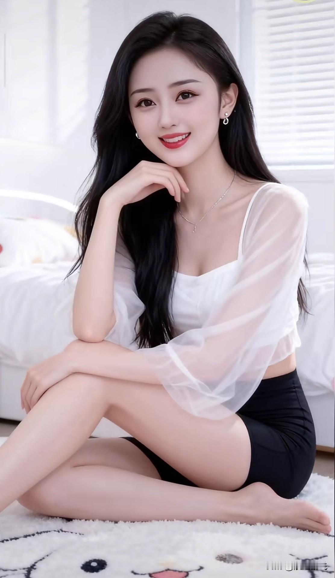 甜美少女心爆棚，温柔笑容动人！💖🌸💕分享一张绚烂绽放的花 拍一张今天的月季