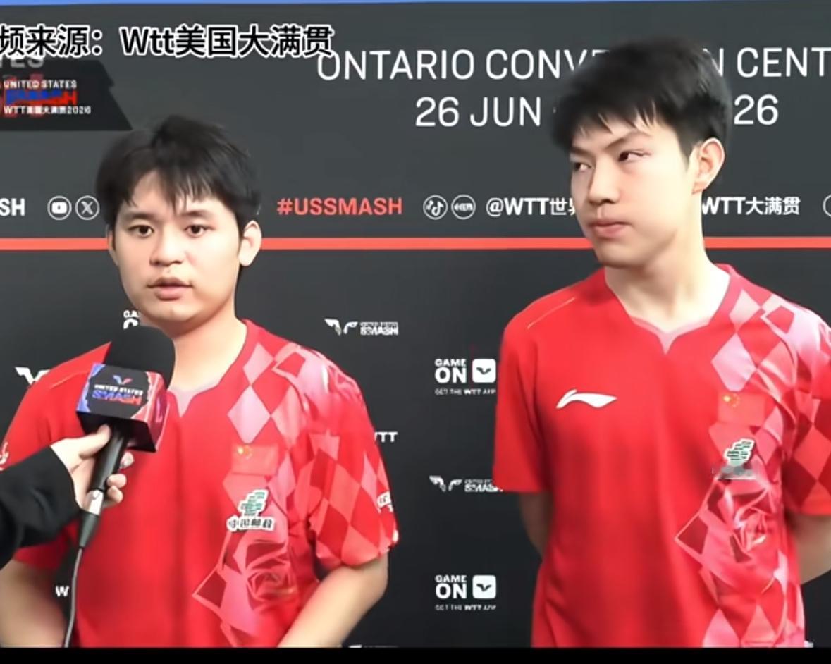 林诗栋/黄友政晋级男双四强后，感谢万里之外的球迷支持！
7月2日，WTT美国大满