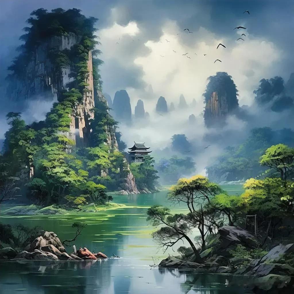特别真实的一段话:人生宛如一幅画，绘尽山川湖海，展开是盛景，卷起是过往。多几分淡